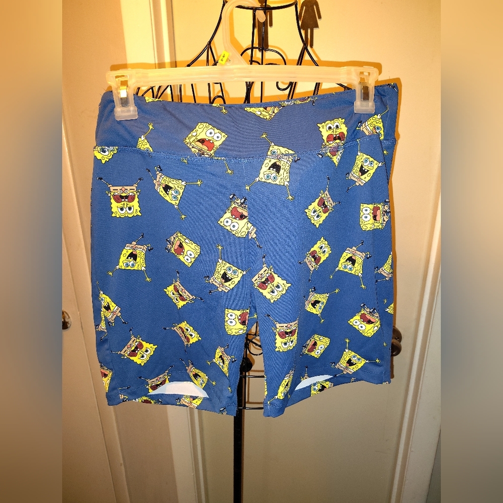 Jr's SpongeBob Biker Shorts Size XXL(NWOT)
